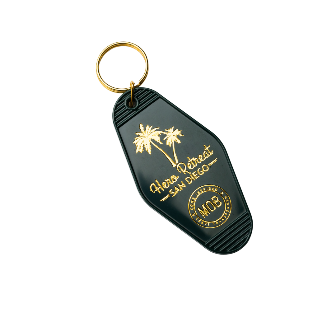 Masters of Balayage Retro Hotel Keychain